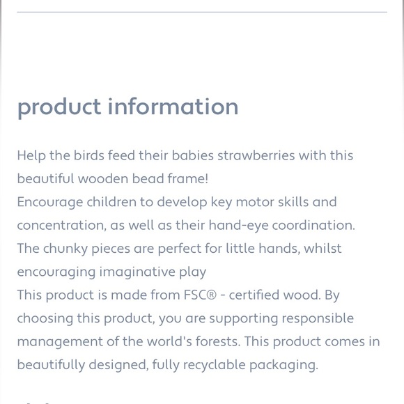 Orange Tree Toys-Feeding Birds Bead Frame Toy-NWB - Picture 10 of 10